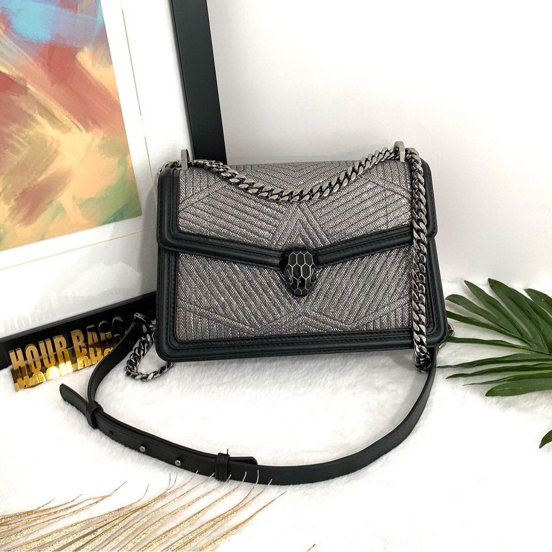 Bvlgari serpenti diamond blast shoulder bag best sale
