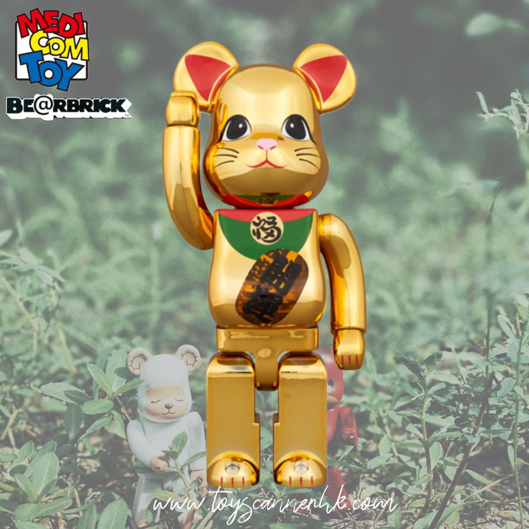 (預訂Pre-Order) BE@RBRICK 招き猫開運金メッキ発光400 