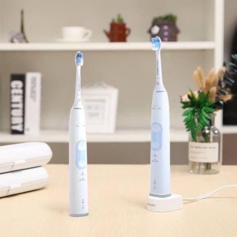 全新拆售‼️ 飛利浦Sonicare HX6829/75 充電式智能音波牙刷 藍, 香水、美妝、保養, 唇部彩妝、保養在旋轉拍賣