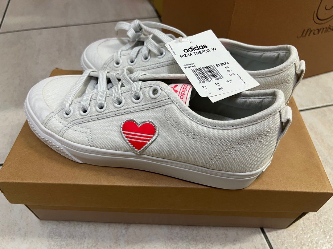 adidas Nizza Trefoil Crystal White