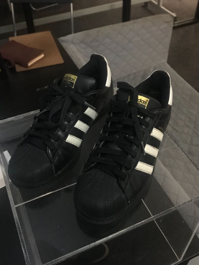 Adidas Superstar Black and white Men s Fashion Footwear