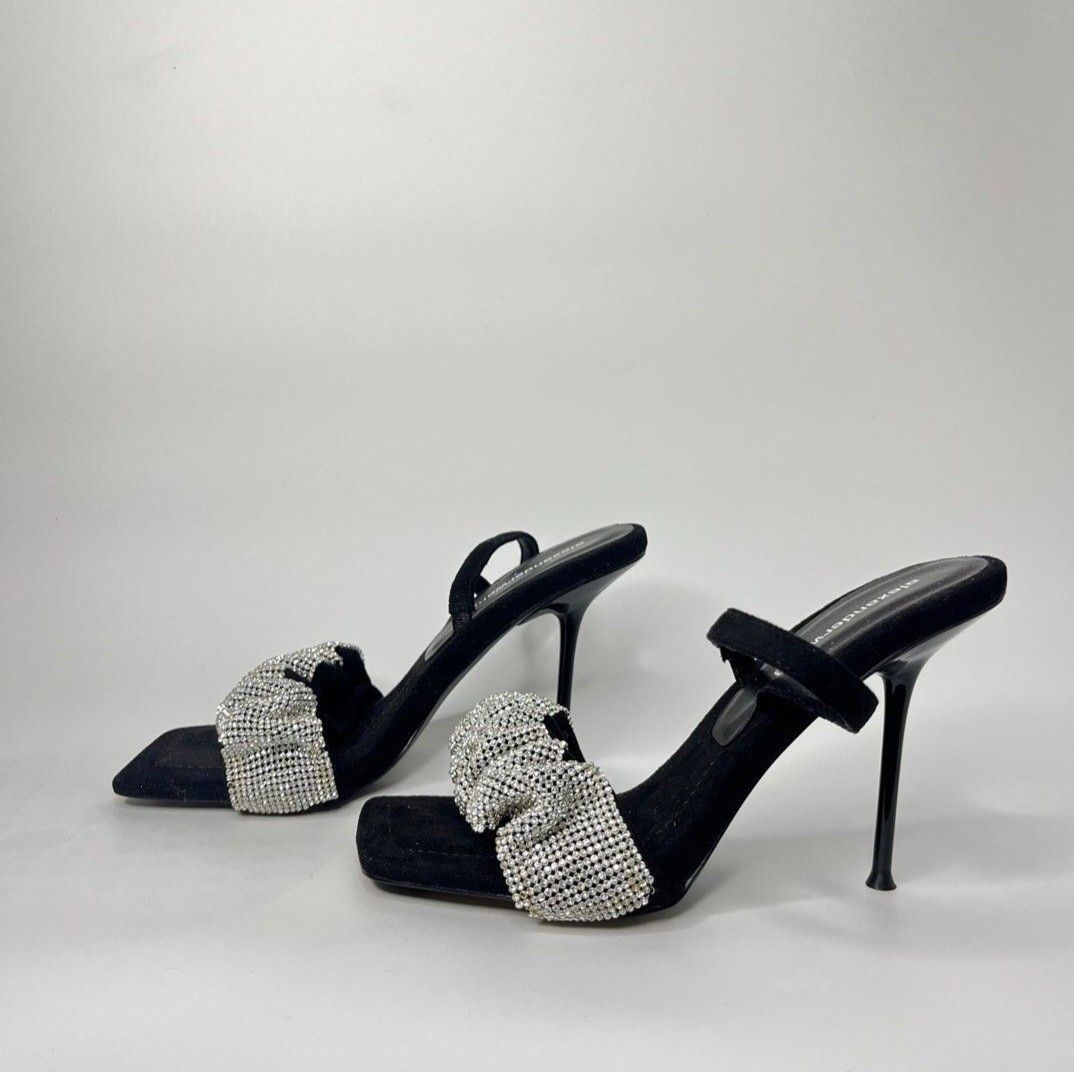 Alexander wang rhinestone heels discount