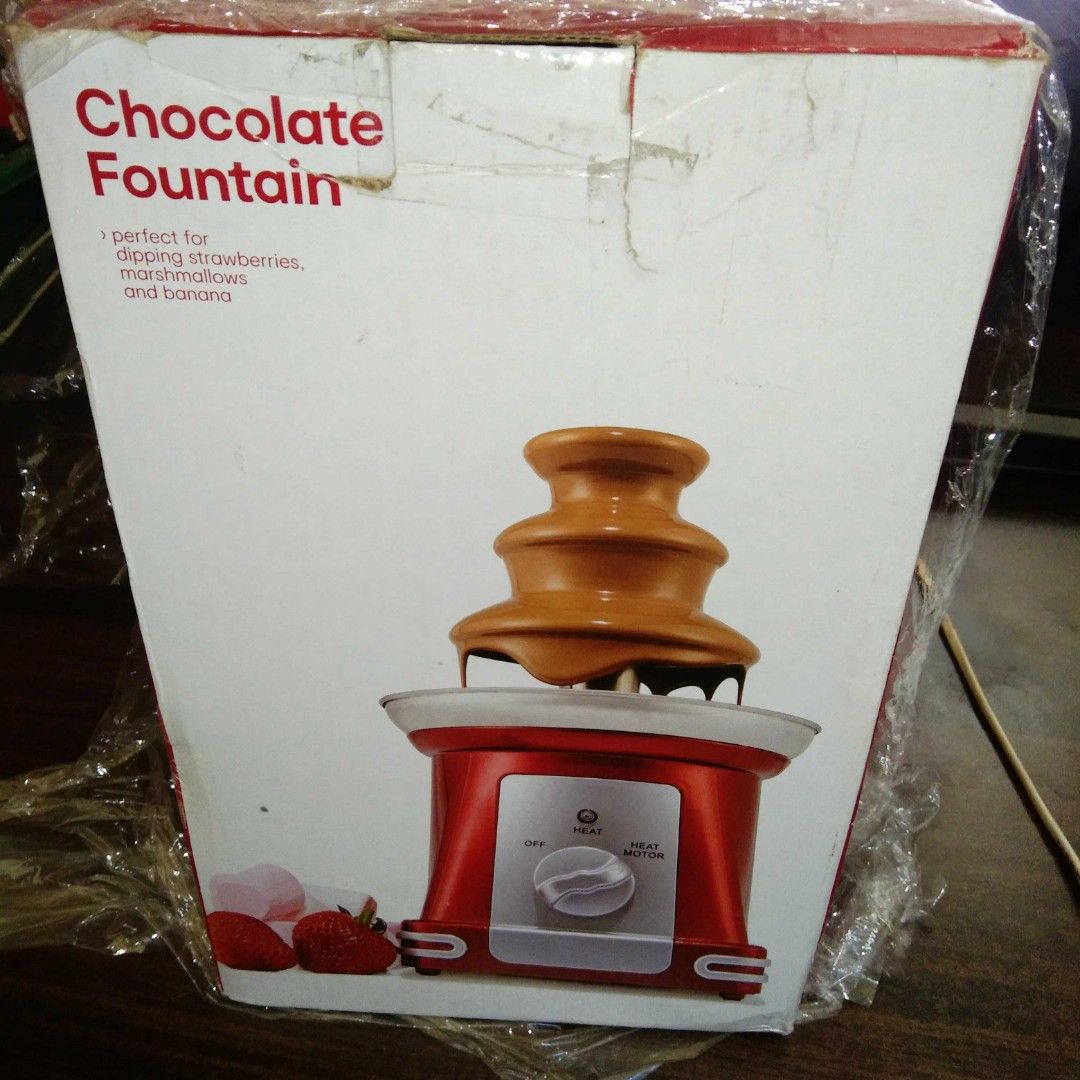 Anko Chocolate Fountain 220V (Category: Coffee Machines & Makers) located in Rizal. Submitted by TheSweetSpotShoppe (Listing ID 1282083994, Image 3). Description: • Perfect for dipping strawberries, marshmallows and banana.