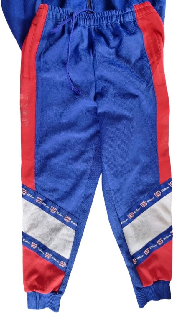 Auth Wilson Nylon Motorcross Pants size small to medium (Category: Activewear) located in Muntinlupa City. Submitted by thriftstorypremiumshop (Listing ID 1282049475, Image 1). Description: auth Wilson nylon pants for biking or motorcross. with matching jacket. pre owned. dimension 18" waist stretched 36.5" height.