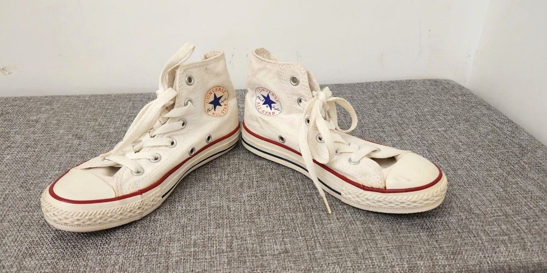 Authentic Kid s White Converse Chuck Taylor Girls Boys Sneakers