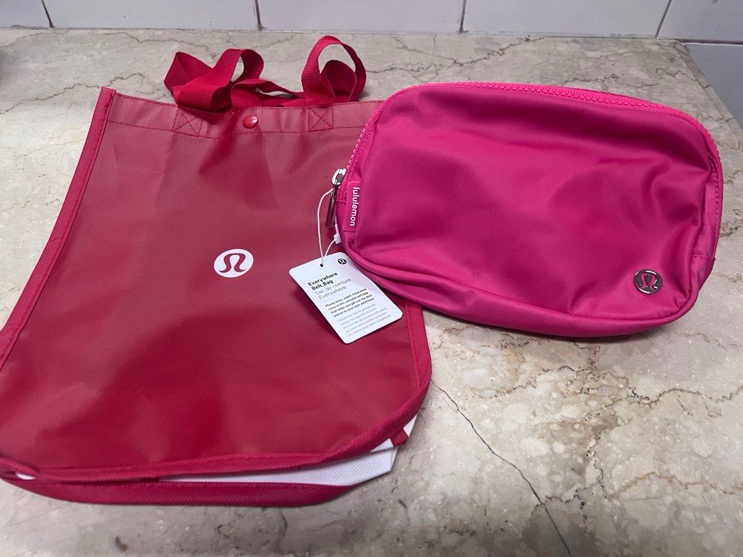 Lululemon Athletic Everywhere Belt Bag 1L Crossbody Lip Gloss Hot Pink New