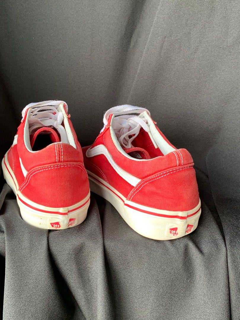 Vans classic red discount