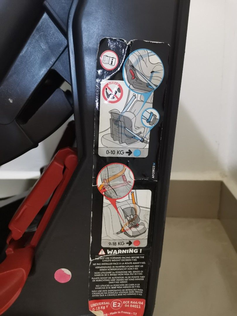 Type d9 store car seat