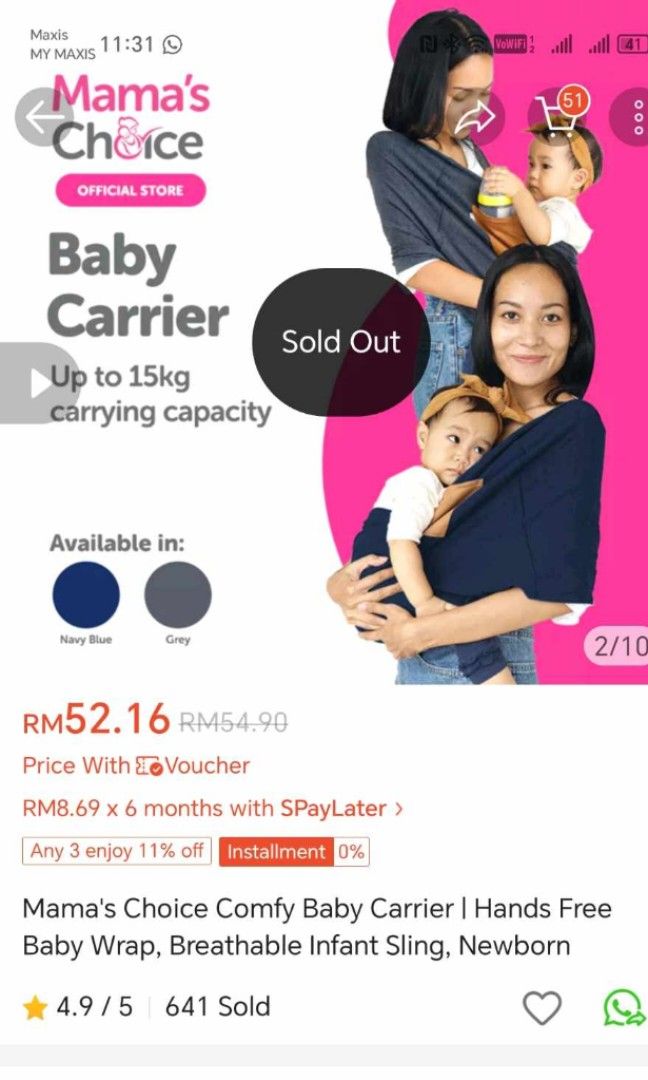 Mama kangaroo baby carrier hot sale