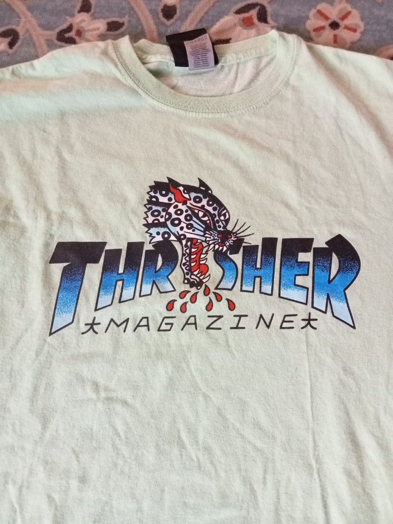 Baju band thrasher skateboard