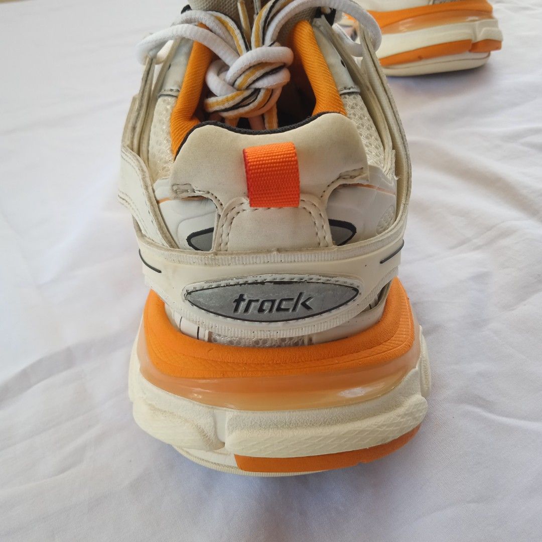 Sepatu Balenciaga Track Shoes Orange Fake Balenciaga Track