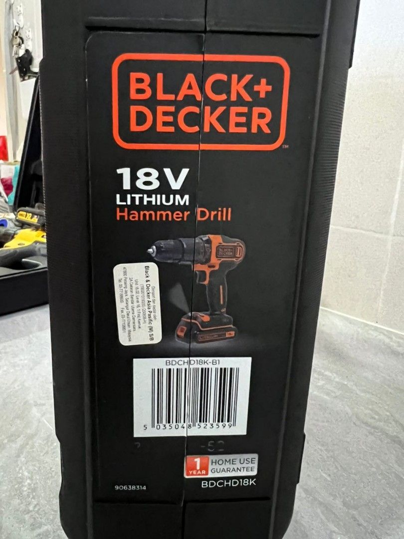 Black Decker hammer drill BDCHD18K TV Home Appliances