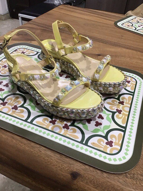 BN Christian Louboutin Sandals 36 Luxury Sneakers Footwear