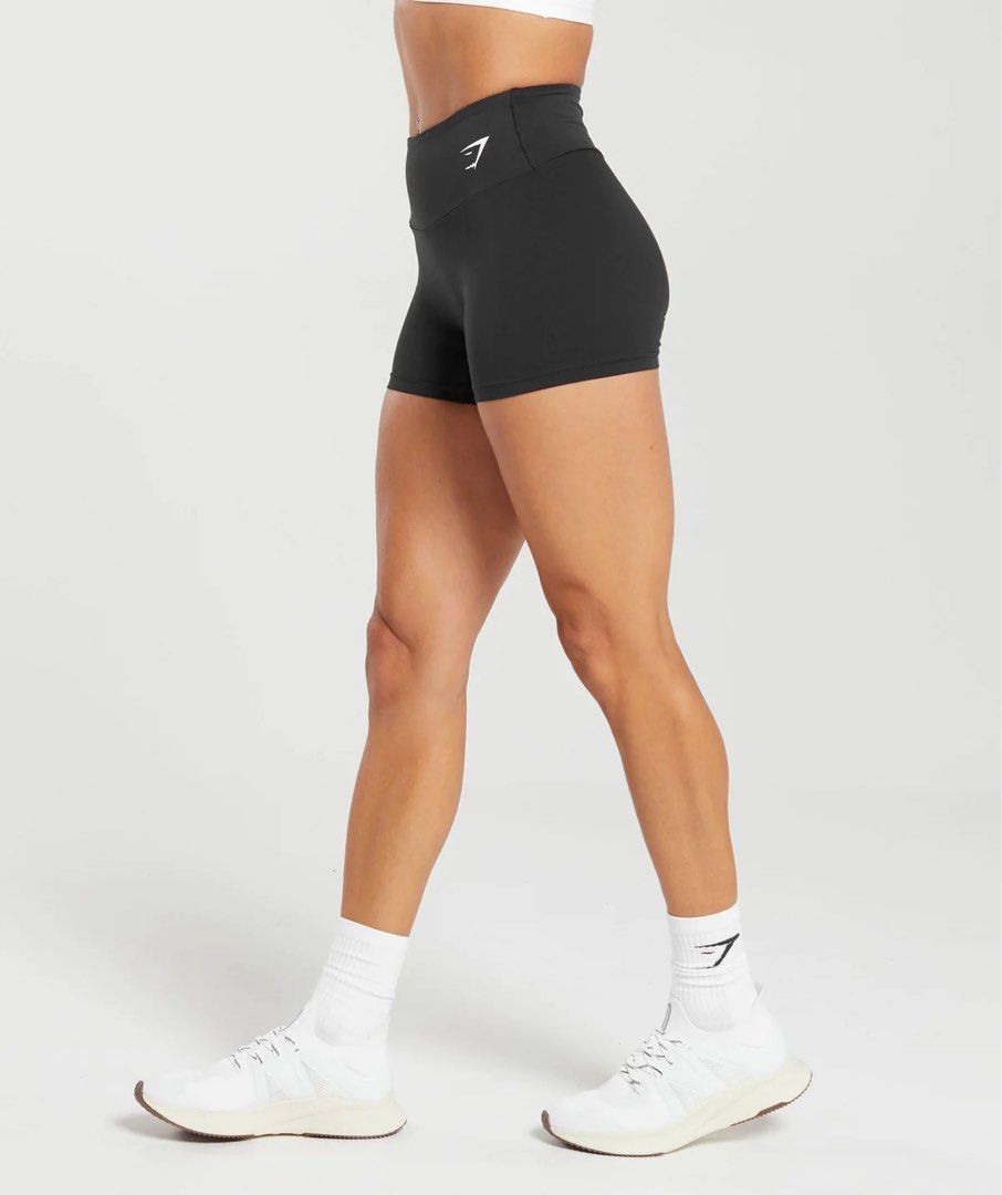 Gymshark Training Shorts (Black), Women's Fashion, Activewear on Carousell