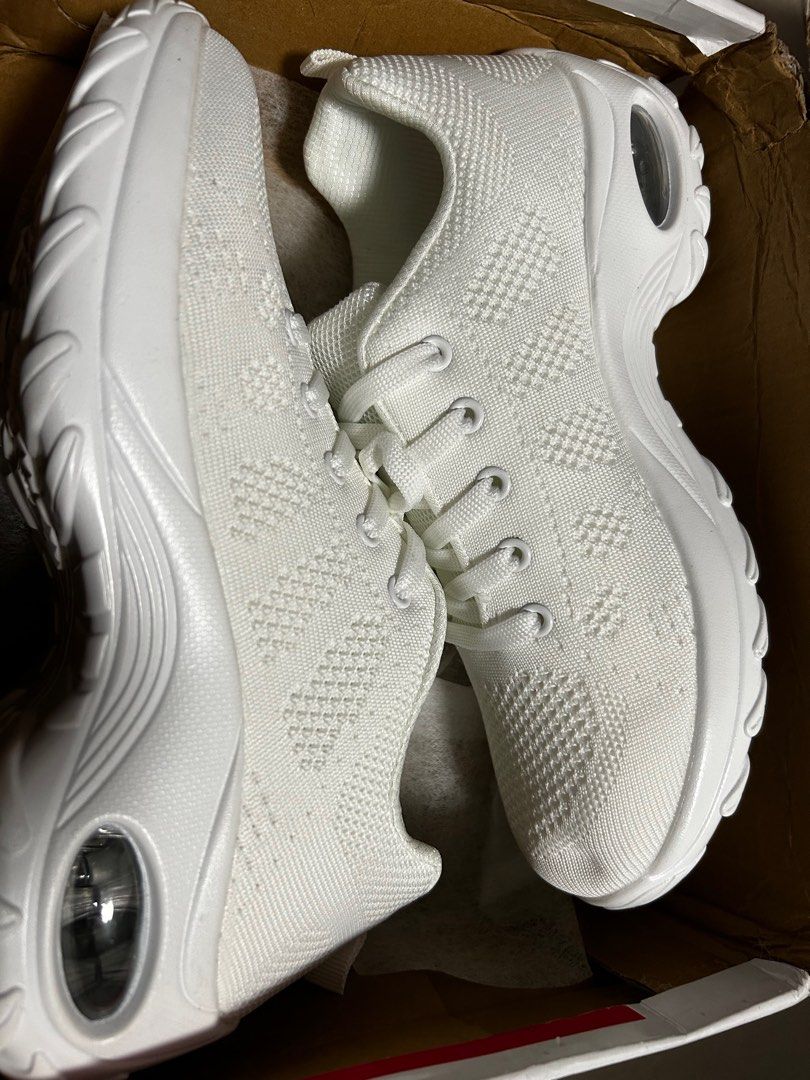 Full white hotsell sports shoes