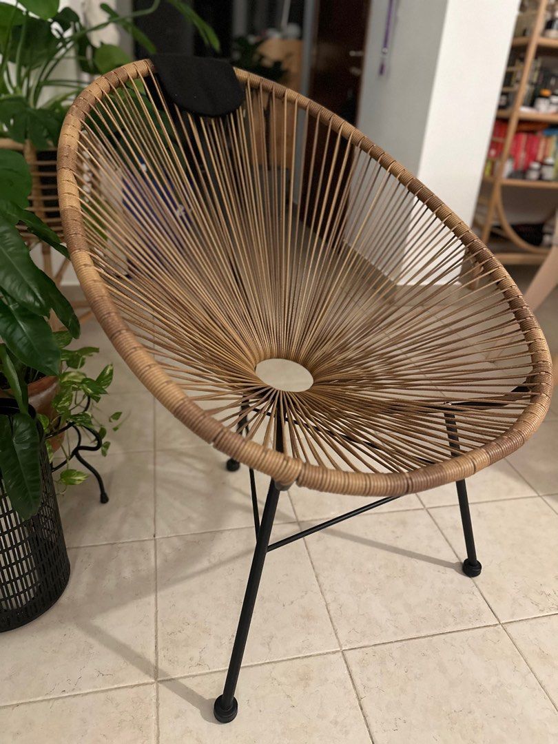 Rattan sales look chair