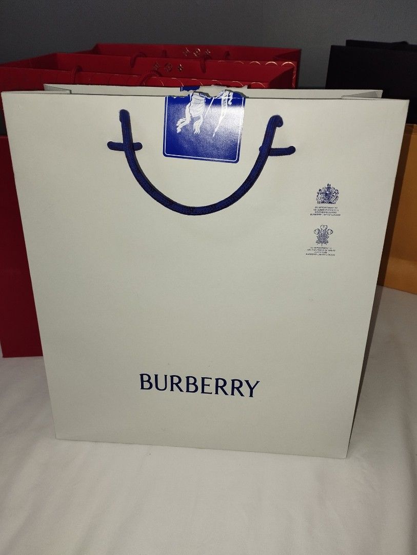 Burberry paper bag