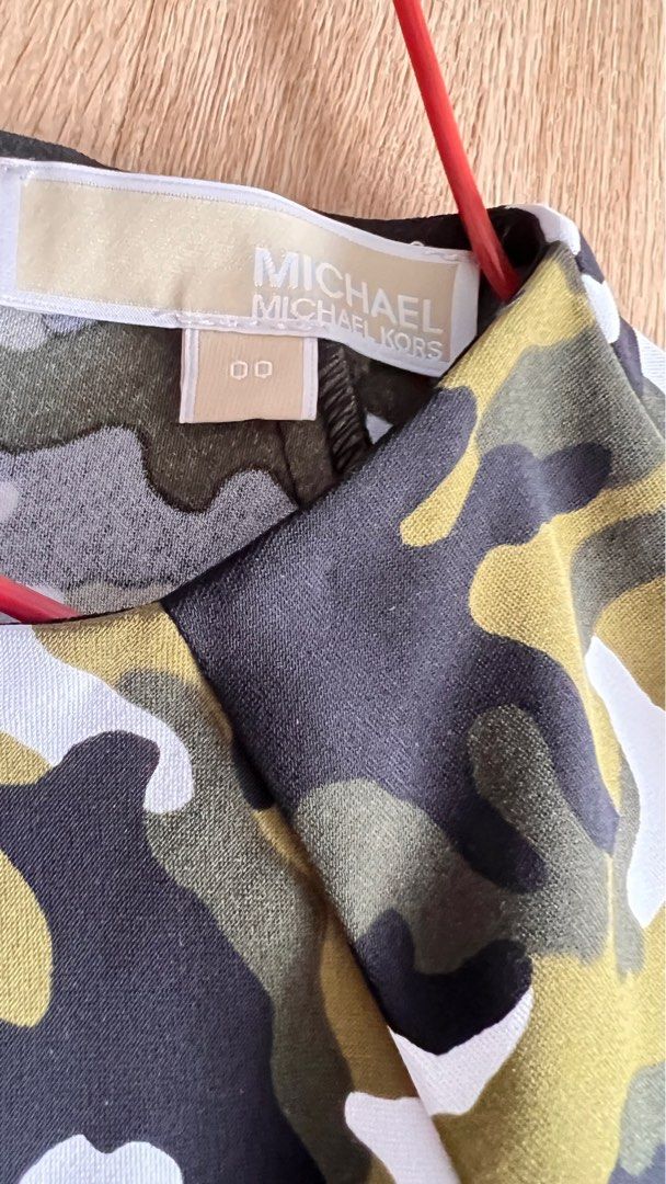 Michael kors camouflage dress discount