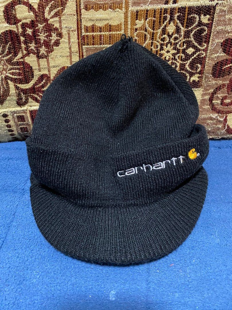 Carhartt Knit Hat With Visor Men s Fashion Watches Accessories