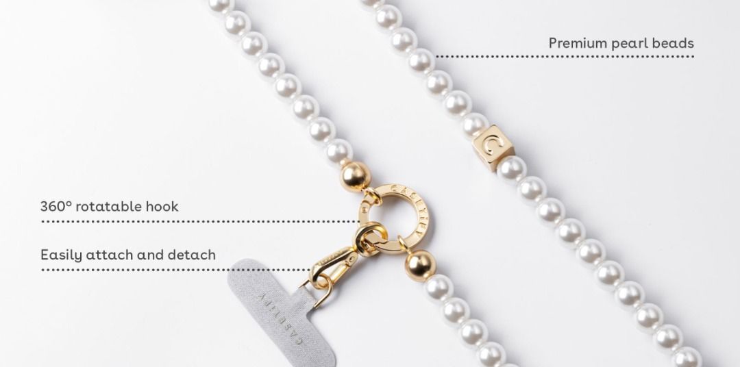 CASETIFY Pearl Cross-Body Strap