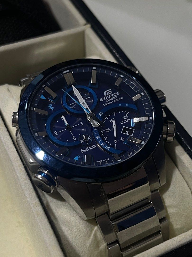 casio edifice tough solar mens eqb 501db 2acf
