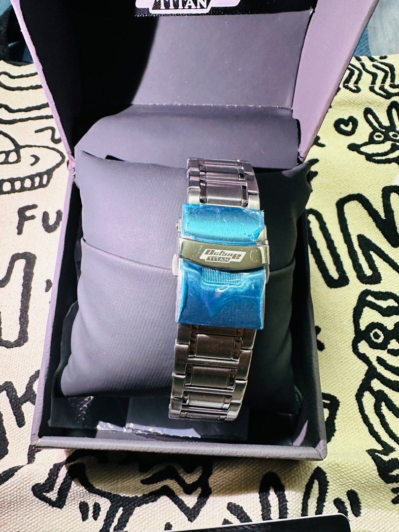 Titan Analog Digital Silver Dial Men s Watch 90106KM01 Men s