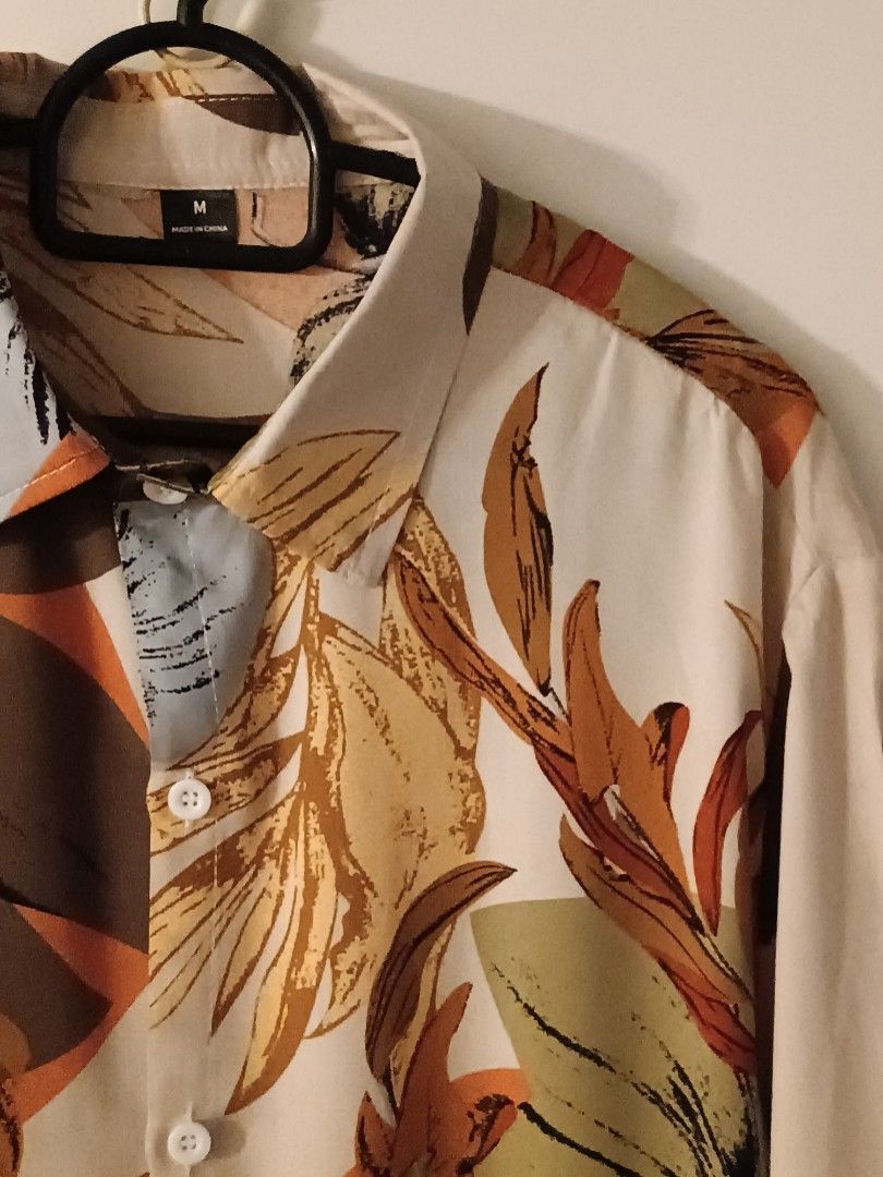 Casual Floral Men s Shirt Men s Fashion Tops Sets Tshirts