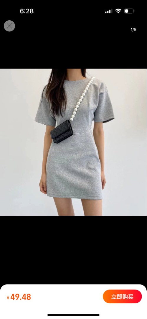 Casual Grey Dress Women s Fashion Dresses Sets Dresses on