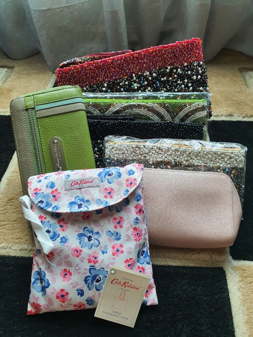 Cath Kidston Large Foldway Tote Bag Furla Pouch Sienna De Lucs Purse 4 Free Gift Pouch