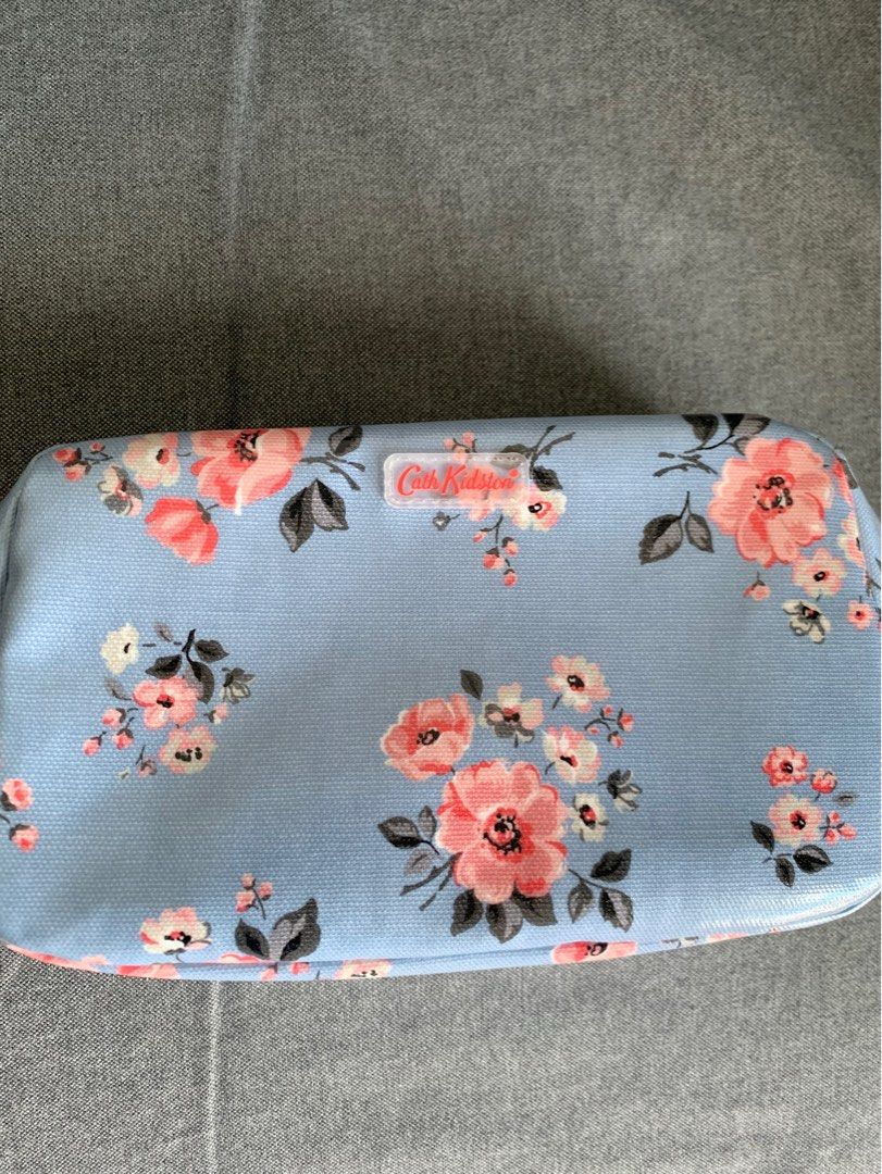 Handmade Cath Kidston Make Up Bag, Birds & Blossom' Floral Fabric Cosmetics  Case, Cotton Canvas Zipper Storage Pouch : Amazon.co.uk: Handmade Products