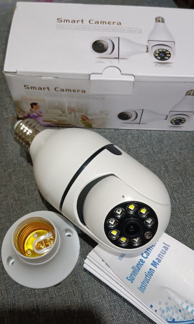 CCTV down light (Category: Other Gadgets) located in Puchong. Submitted by wadi968 (Listing ID 1282015202, Image 2). Description: CCTV standalone sesuai utk pasang pada lampu down light tak perlu pakai adapter boleh terus plug in pada soket down light boleh pusing kiri kanan atas bawah ada speaker boleh komunikasi boleh rekod di memori kad boleh papar di handpon juga sesuai utk suri rumah pantau keadaan rmh senang tak perlu wiring seting pun muda