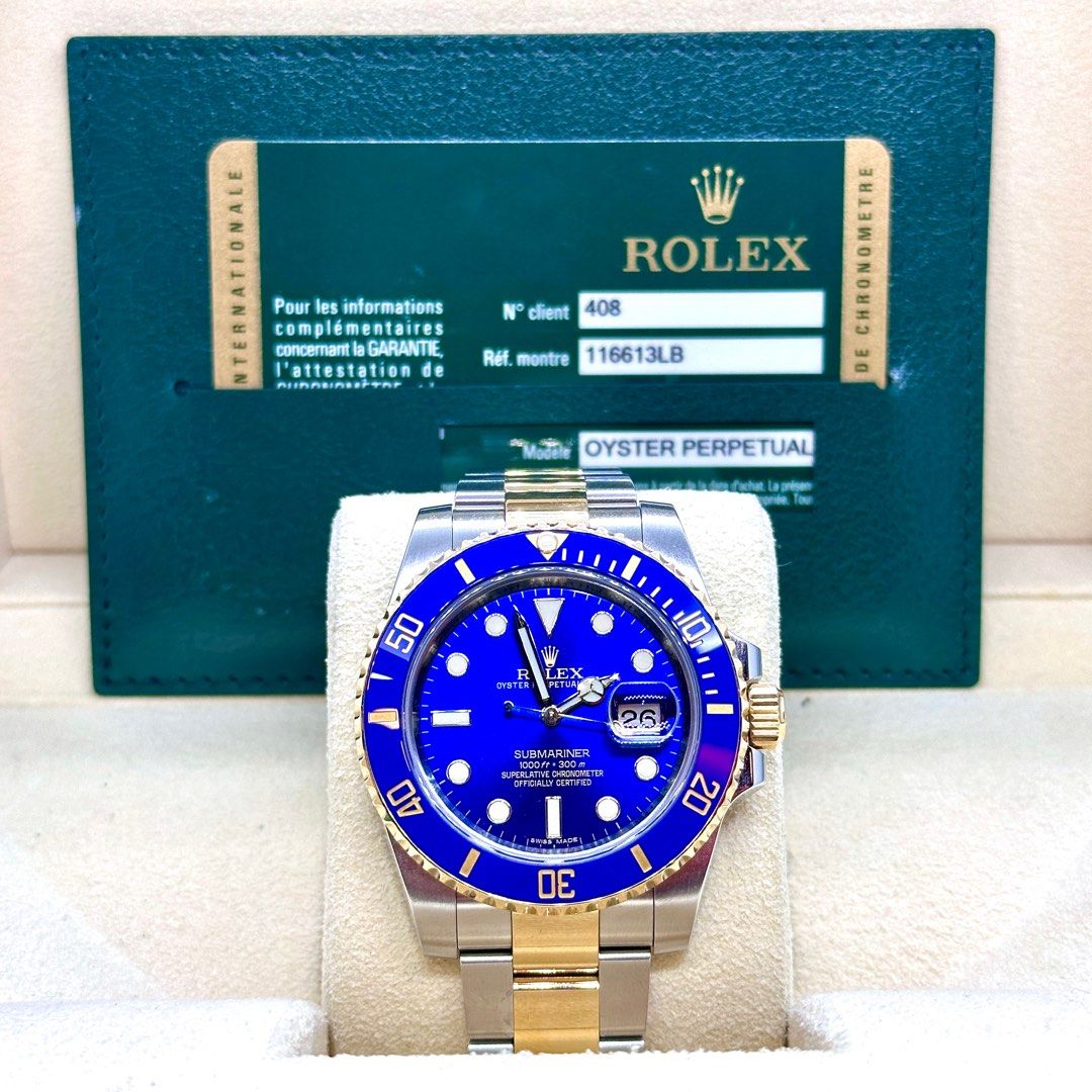 CHEAP Rolex Submariner Bluesy 116613lb Half Gold 126613lb