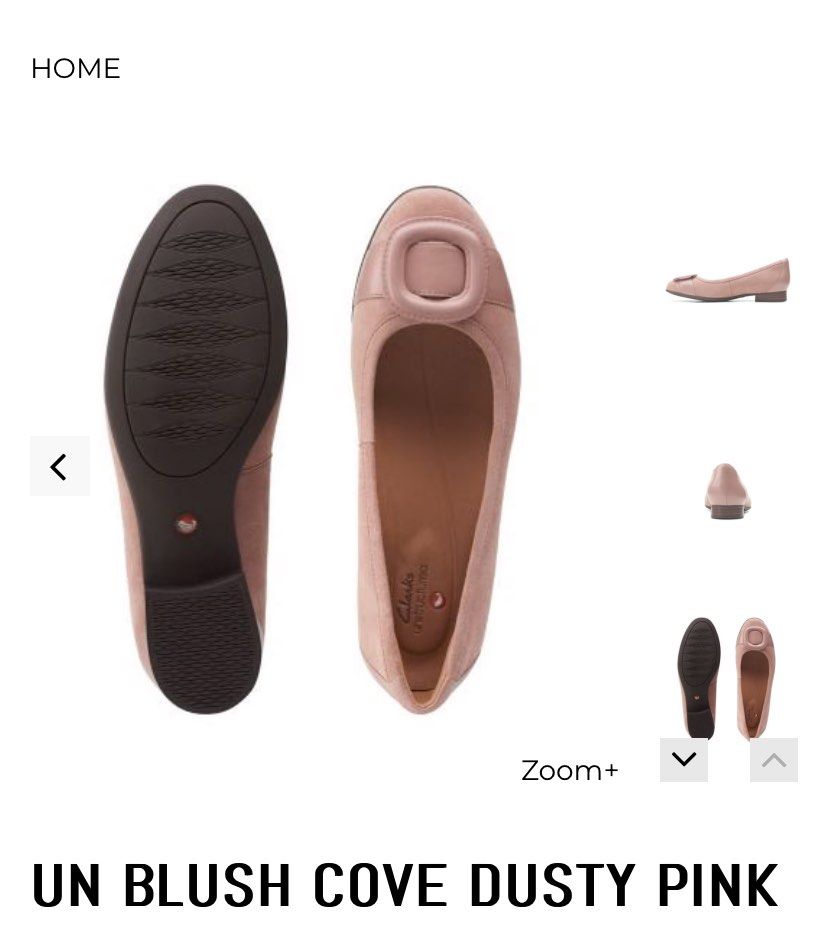 CLARKS UN BLUSH COVE DUSTY PINK