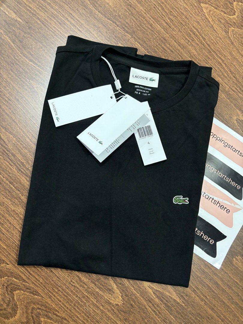 CNY SG STOCK Authentic Lacoste Pima Cotton T shirt