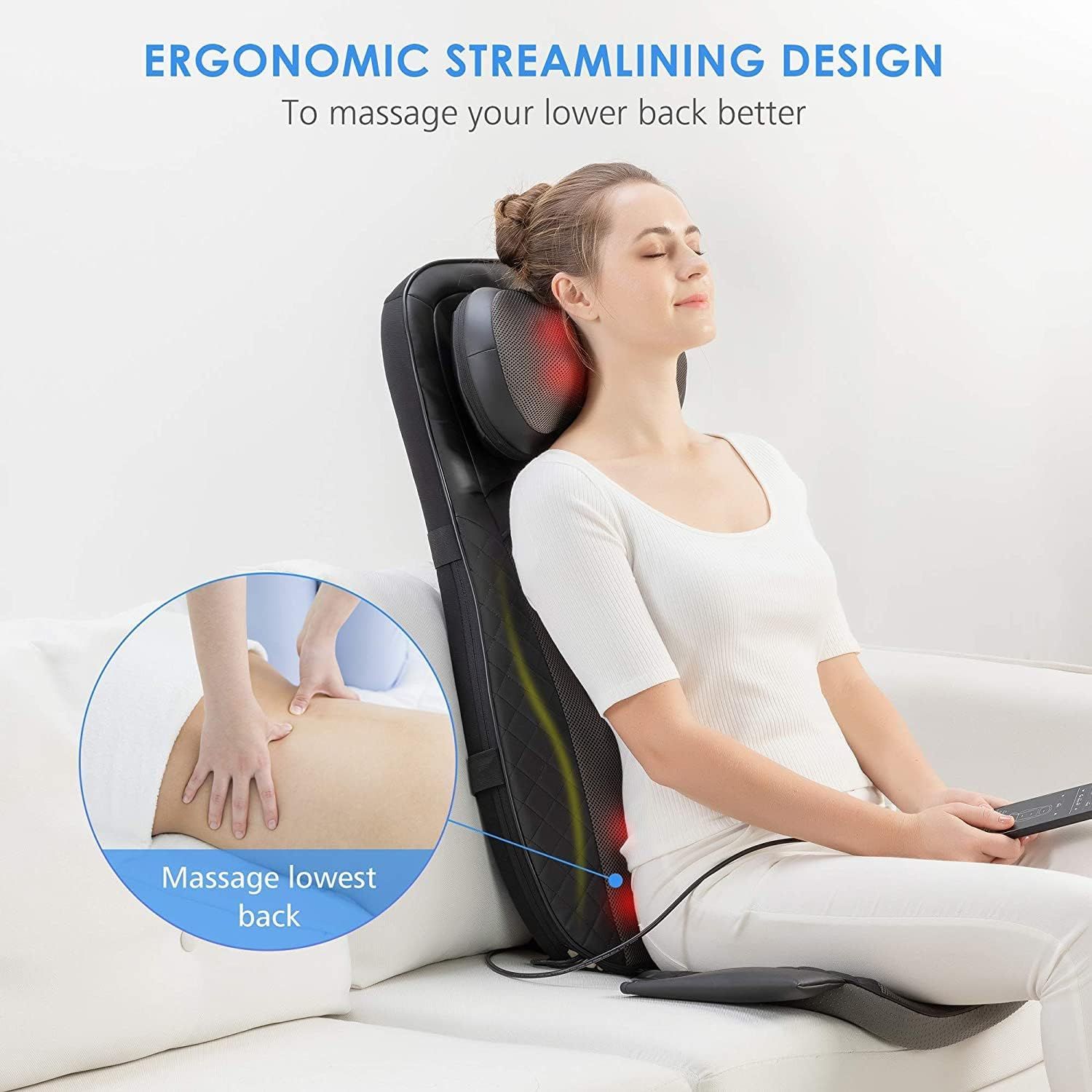 Kneading back hotsell massage cushion