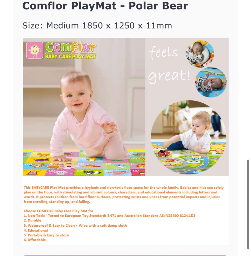 Comflor playmat discount