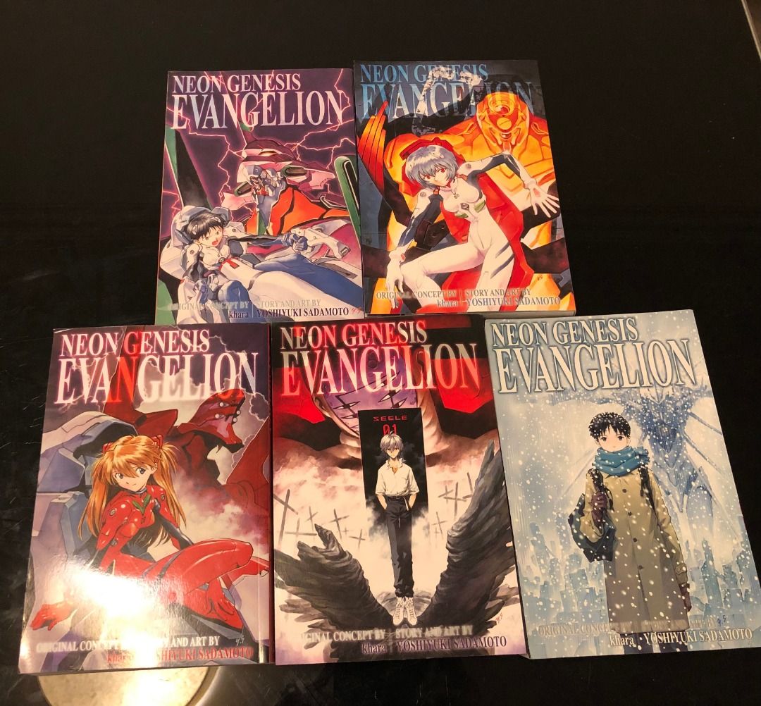 neon genesis evangelion manga set complete 1-14 English - Book
