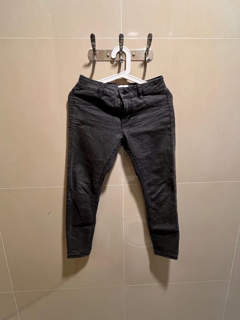 Cotton On Mid Capri Jegging Black Women s Fashion Bottoms Jeans