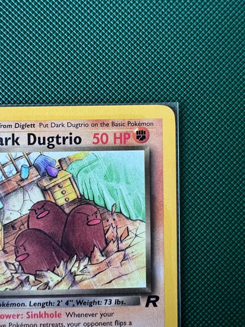 Dark Dugtrio Non-Holo Rare Vintage Pokemon Card 23/82, Hobbies & Toys, Toys  & Games on Carousell