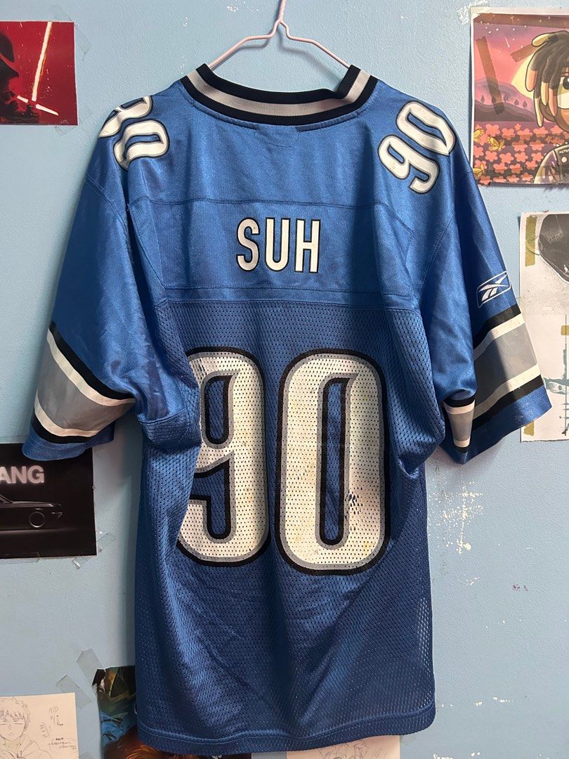 Suh detroit top lions jersey