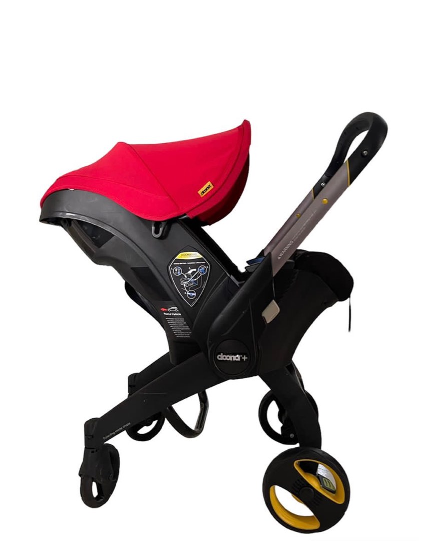 LIKE NEW Doona Carseat Stroller Flame Red 2022 with box