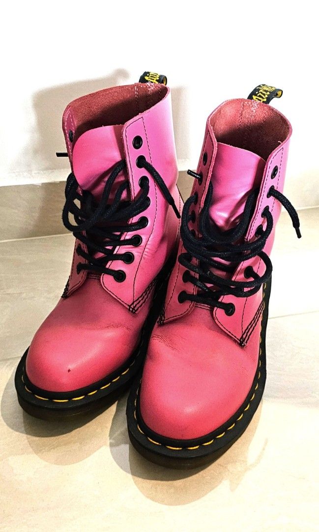 Dr Martens Clemency in Rose Pink Pre loved