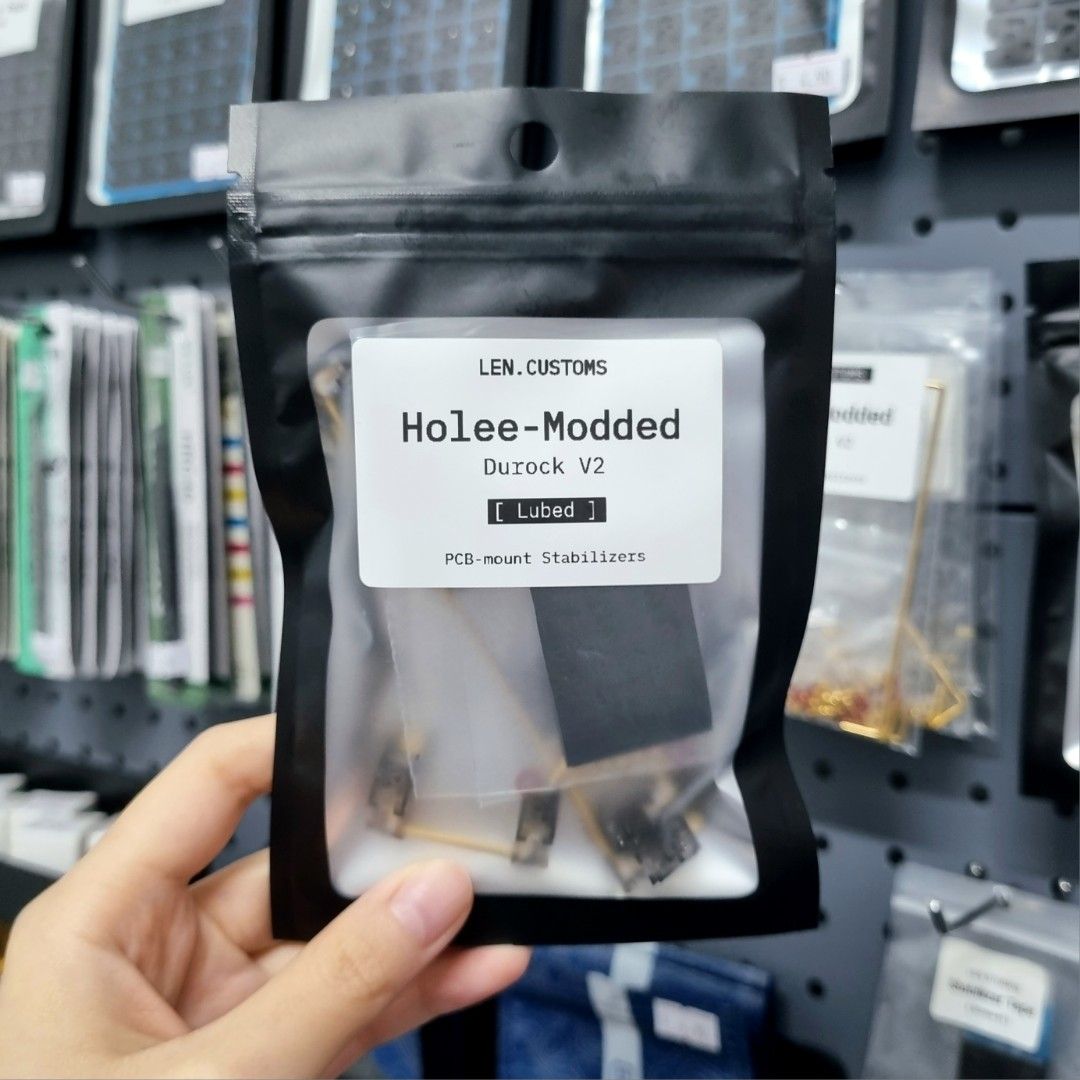 Durock V2 Stabilizers (Lubed + Holee Mod + Tuned), Computers & Tech
