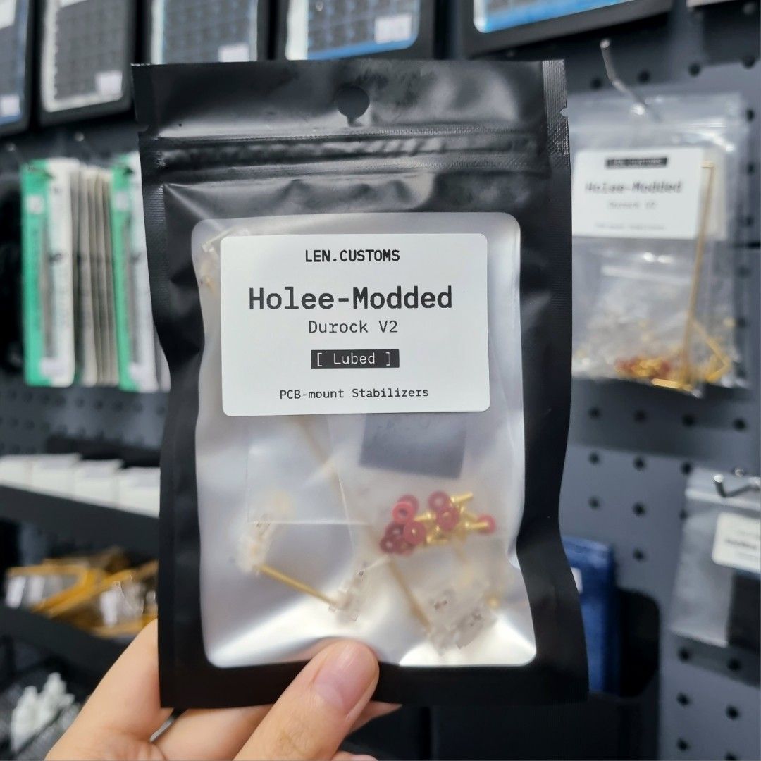 Durock V2 Stabilizers (Lubed + Holee Mod + Tuned), Computers & Tech