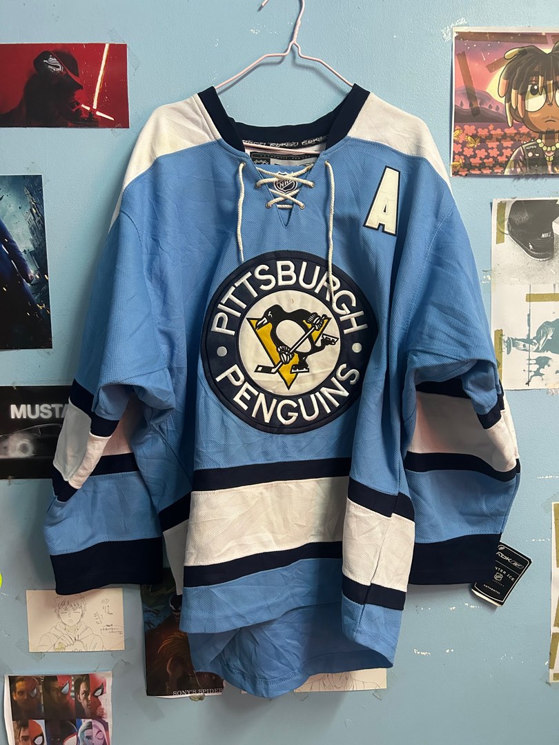 Malkin blue jersey top