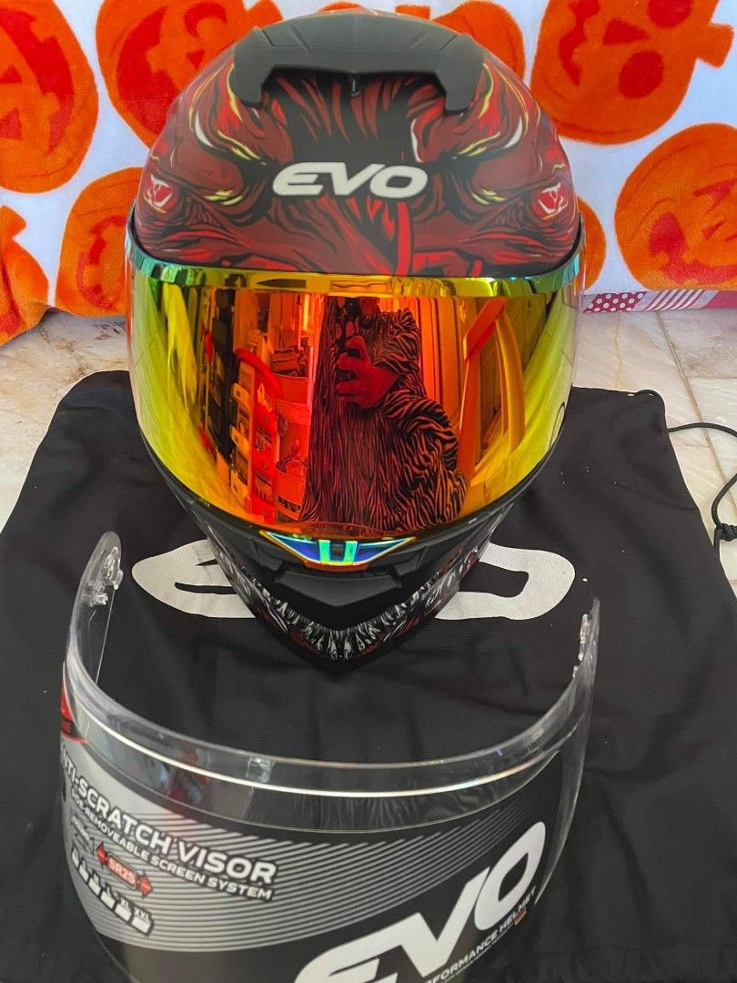 EVO VENOM design full face Helmet Motorbikes Motorbike Parts