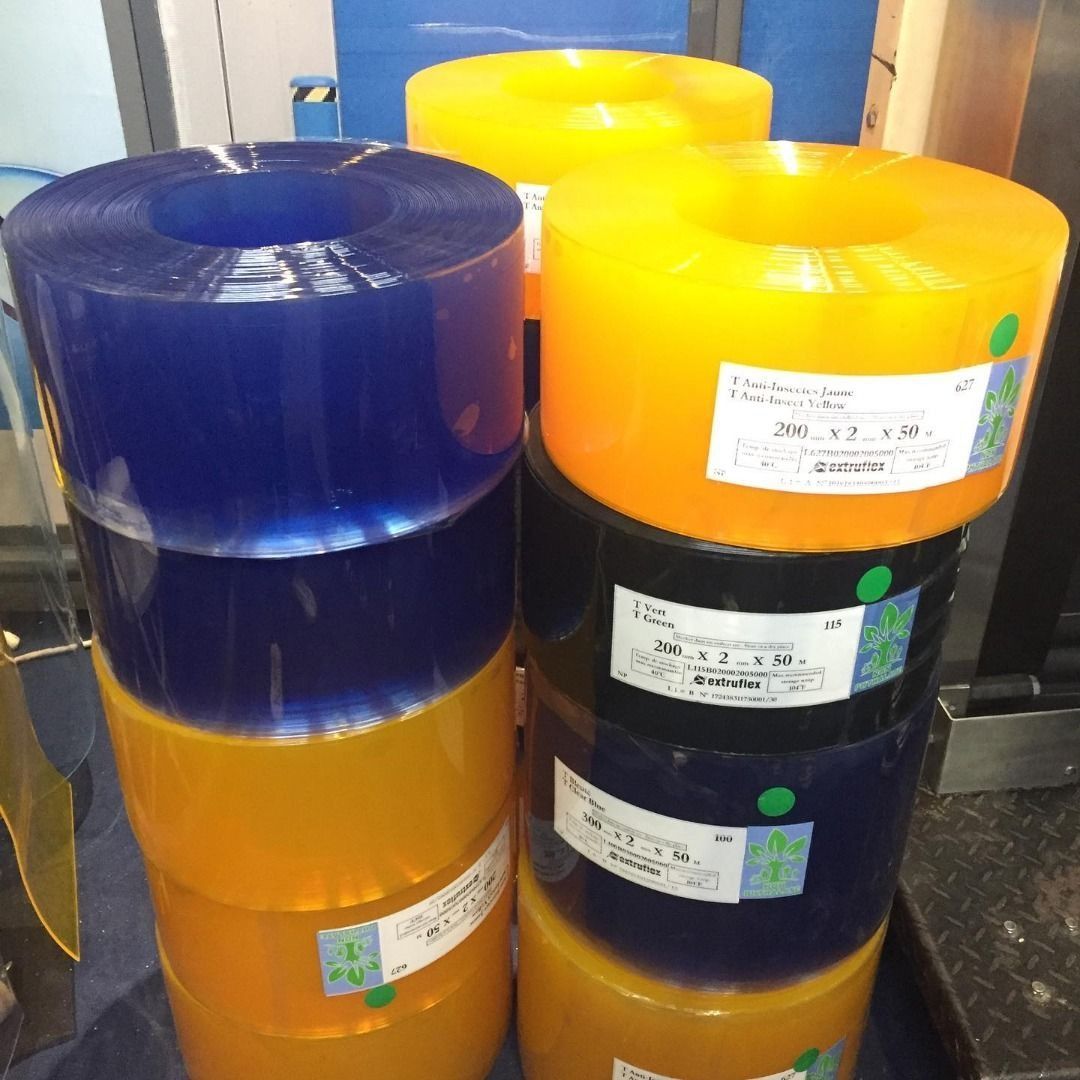 Extruflex PVC Strip Curtain - Anti-Insect Yellow, Commercial ...