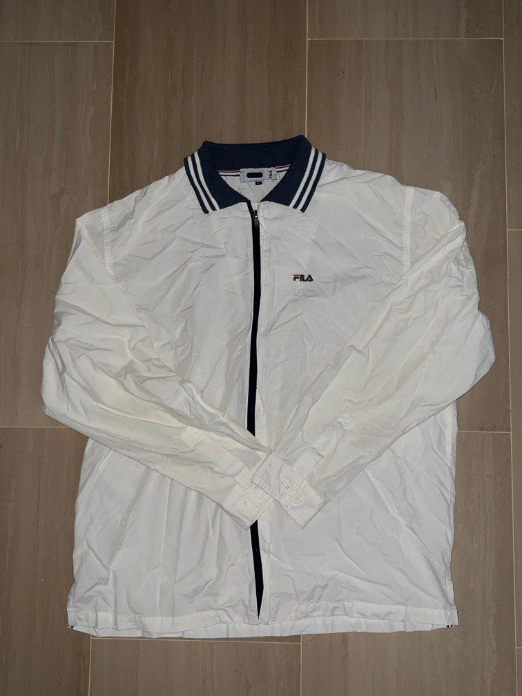 White fila hotsell windbreaker