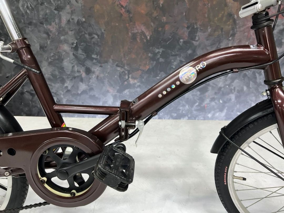 FOL 5 040 Retro Folding Bike 20 inch 1x6 Speed RM499 Used