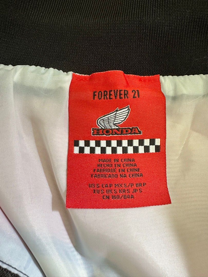 Honda windbreaker jacket forever 21 hotsell